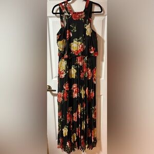 Premier Black Floral Maxi Dress